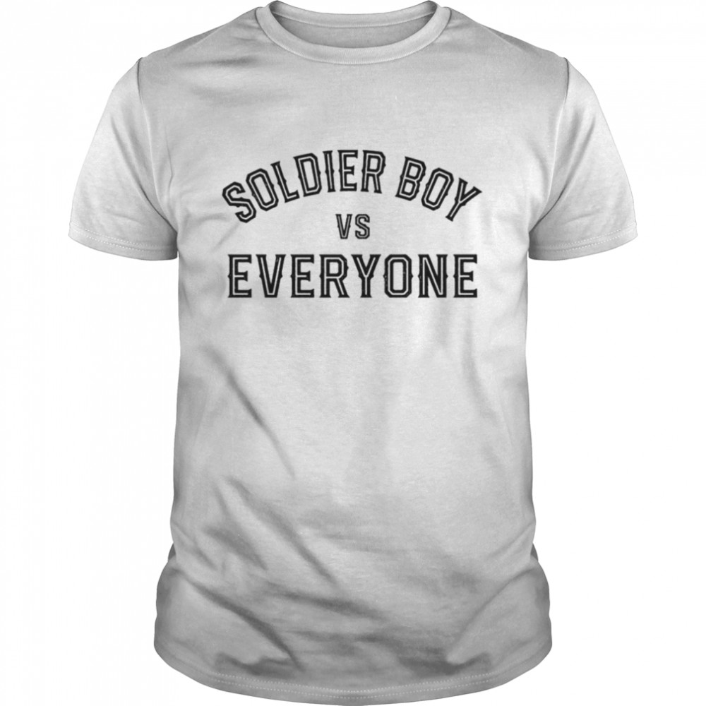 Soldier boy vs everyone shirt