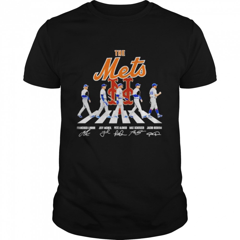 The Mets Abbey Road signatures shirt