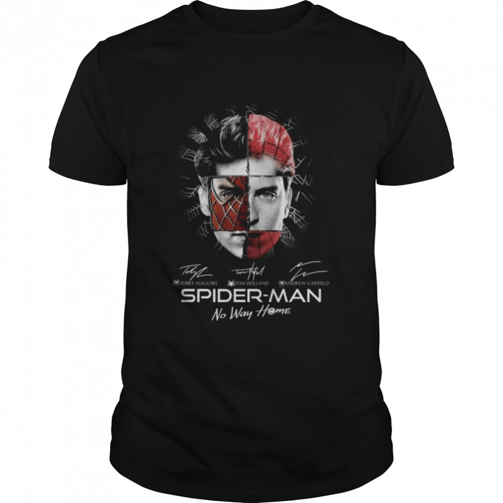 The Spider Man No Way Home Signatures Shirt