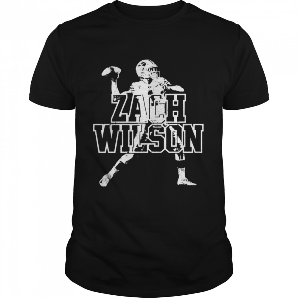 Vintage White Zach Wilson shirt