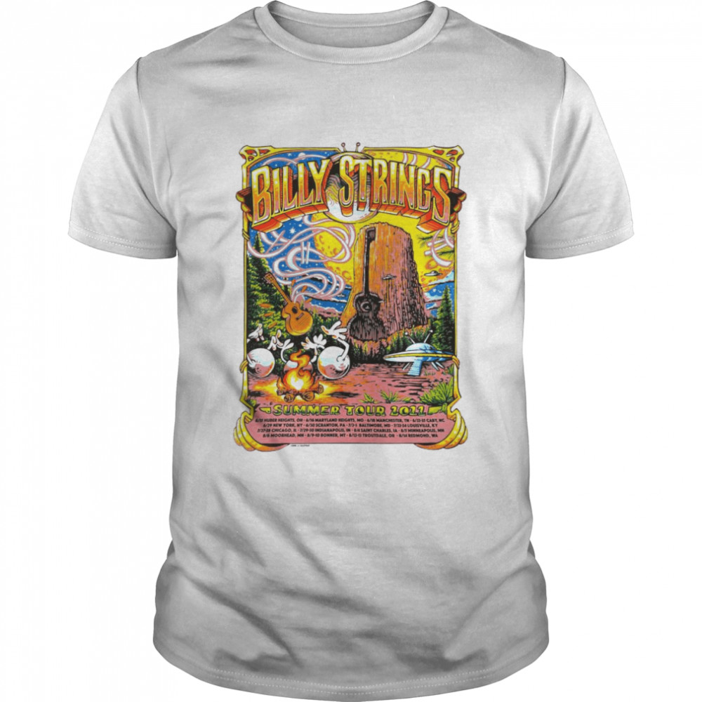 Billy Strings Summer Tour 2022 poster shirt