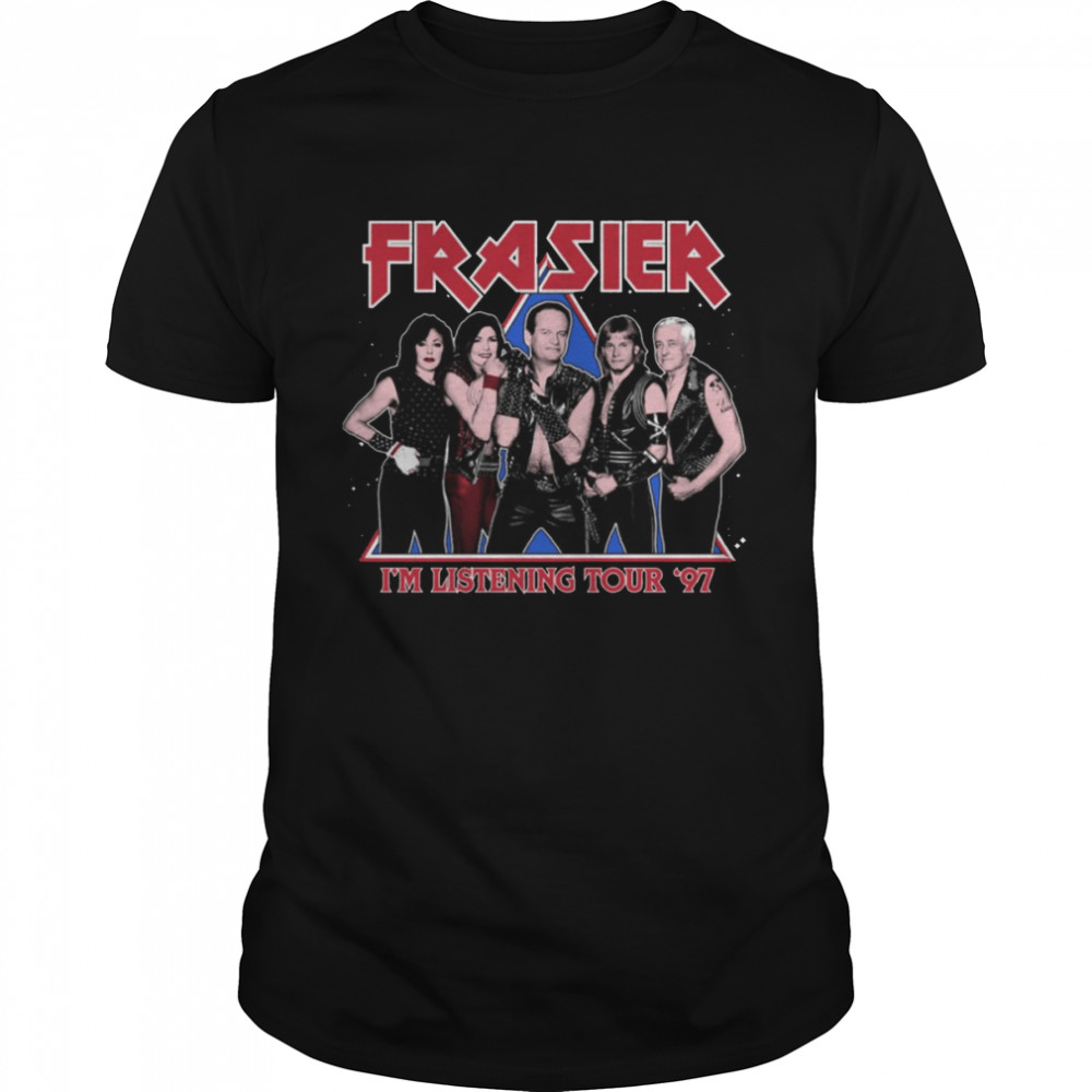 Frasier I’m Listening Tour ’97 Sitcom Frasier X Iron Maiden shirt