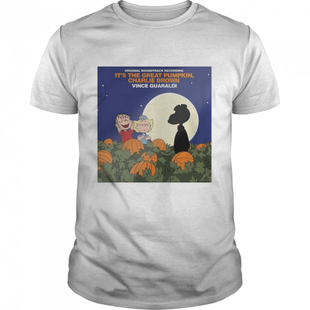 Original soundtrack recording It’s the great Pumpkin Charlie Brown Vince Guaraldi shirt