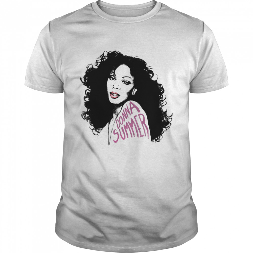 Portrait Sketch Donna Summer shirt