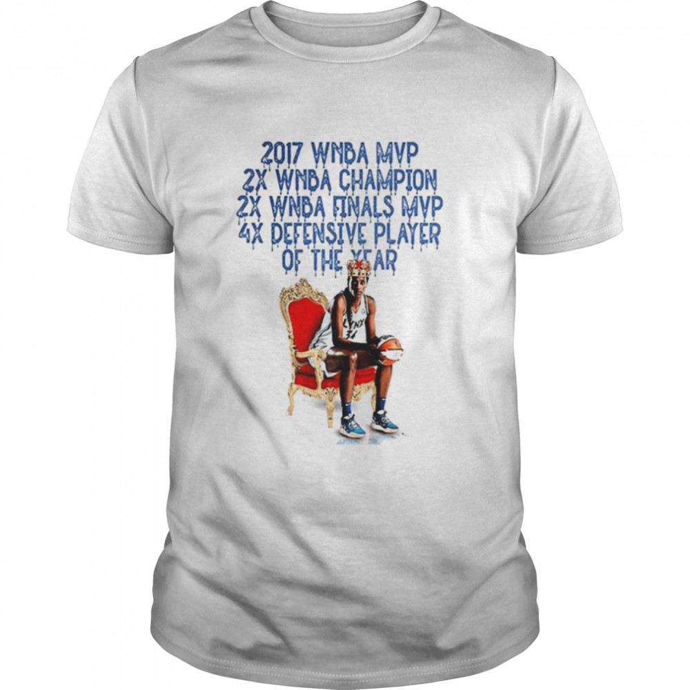 Sylvia fowles all titles in wnba shirt