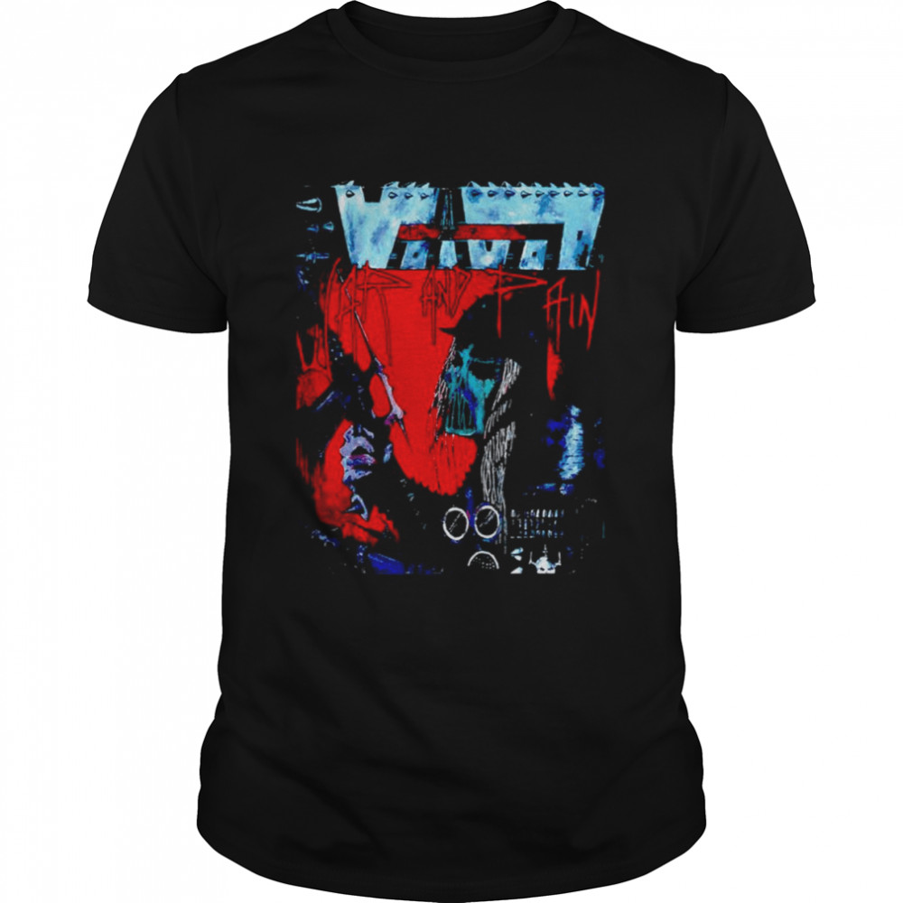 War And Pain Relaxed Fit Voivod Retro Rock Band shirt