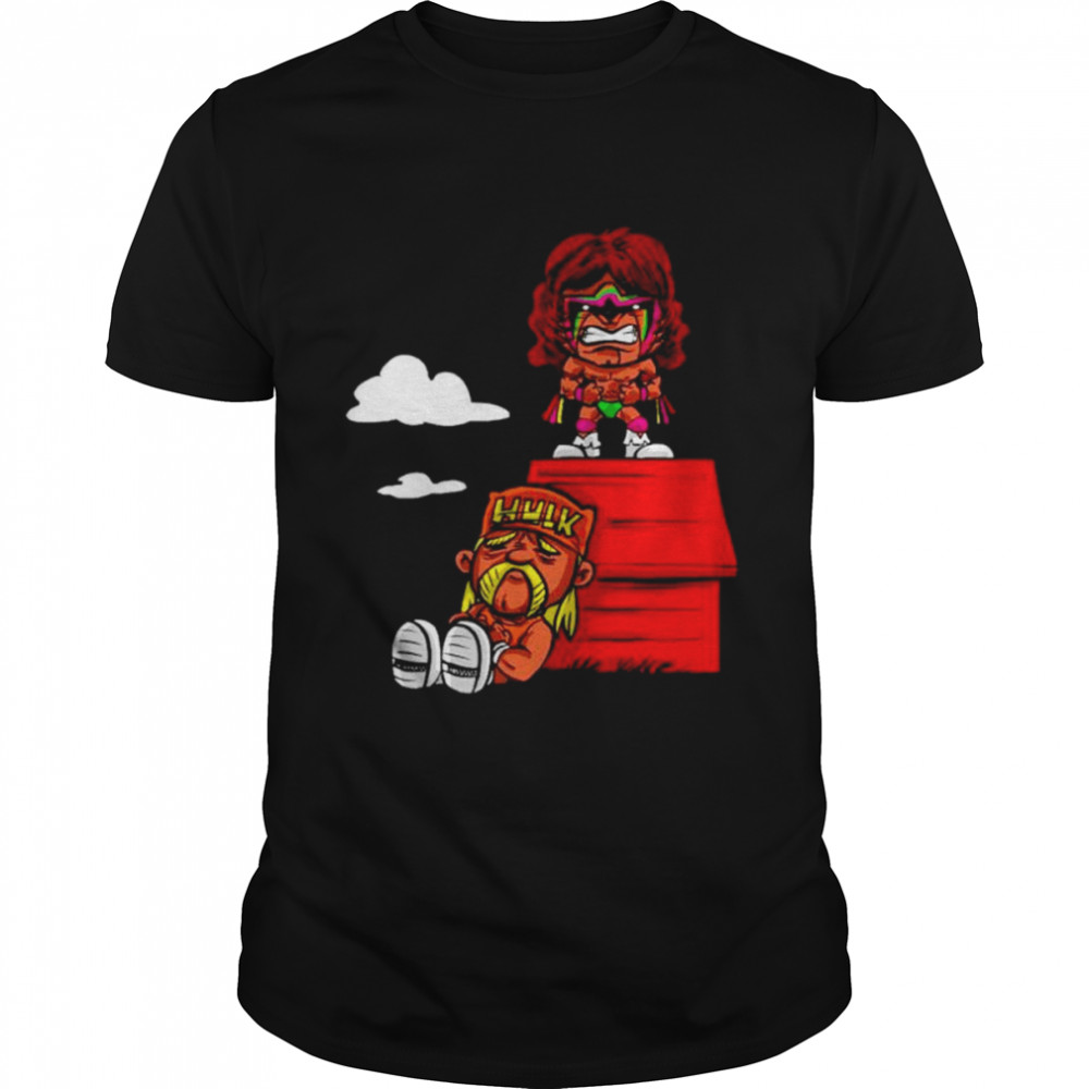 Wrestling Nuts Hulk Hogan Parody Peanuts shirt