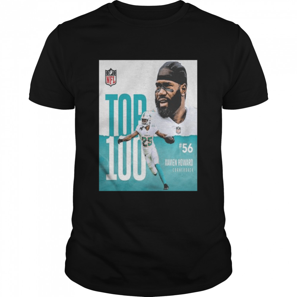 Xavien howard in the nfl top 100 players of 2022 shirt