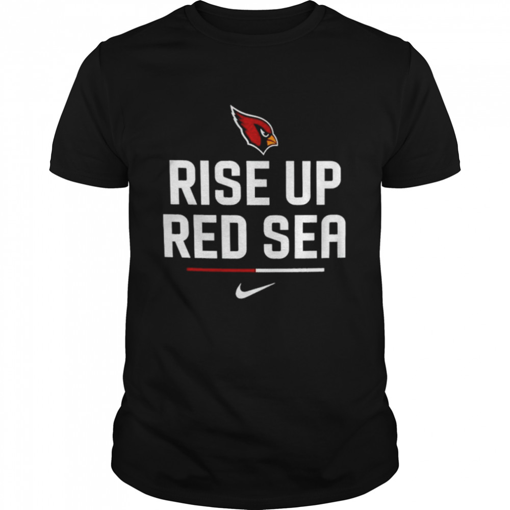 Arizona Cardinals rise up red sea shirt