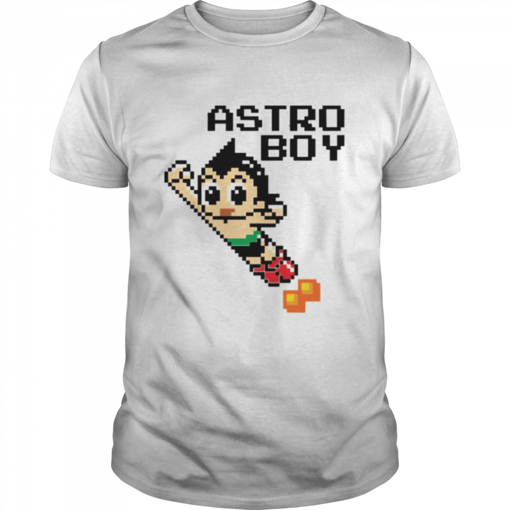 Astro Boy Pixellated Character shirt