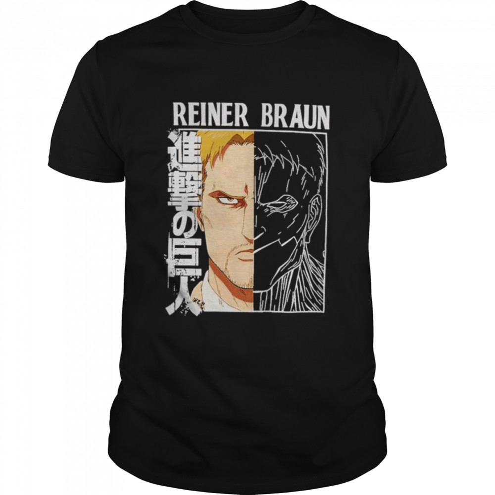 Attack On Titan Reiner Titan Split shirt