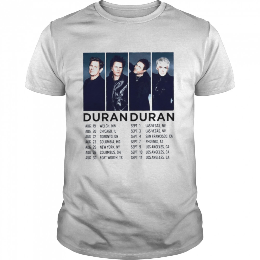 Duran Duran North American 2022 Tour shirt