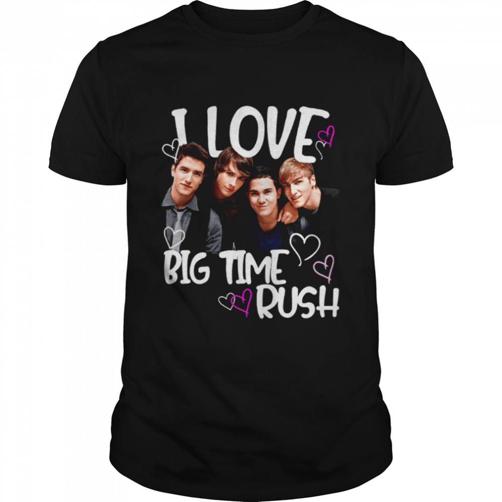 I Love Big Time Rush Big Time Rush Concert Gift For Btr Fan 2022 Tour Big Time Rush 2022 Tour New Art T-Shirt