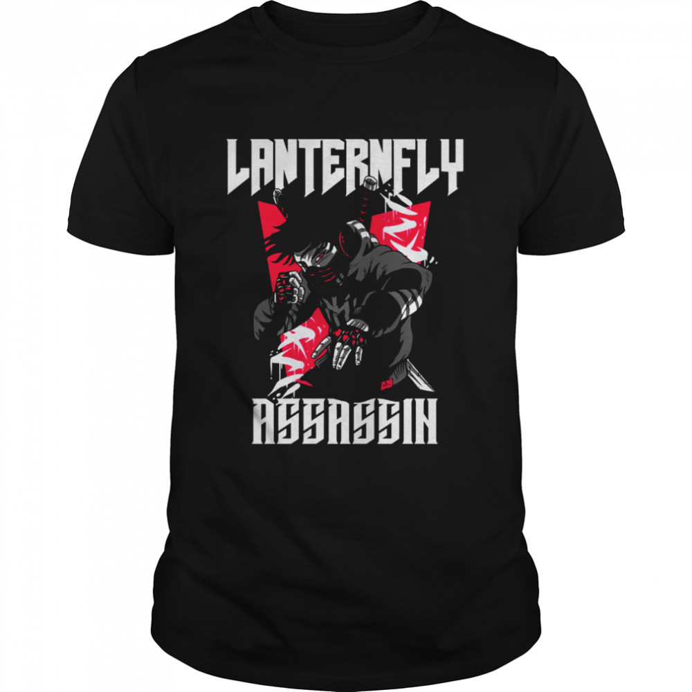 Lanternfly Assassin Retro Anime shirt