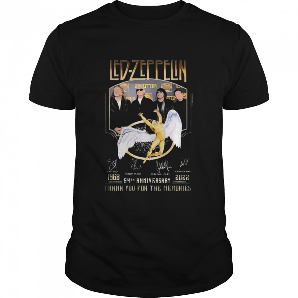 Led-Zeppelin Logo 54th Anniversary 1968-2022 shirt