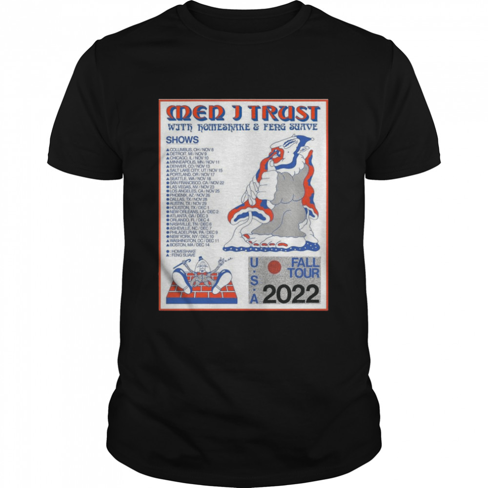 Men J Trust USA Fall Tour 2022 shirt