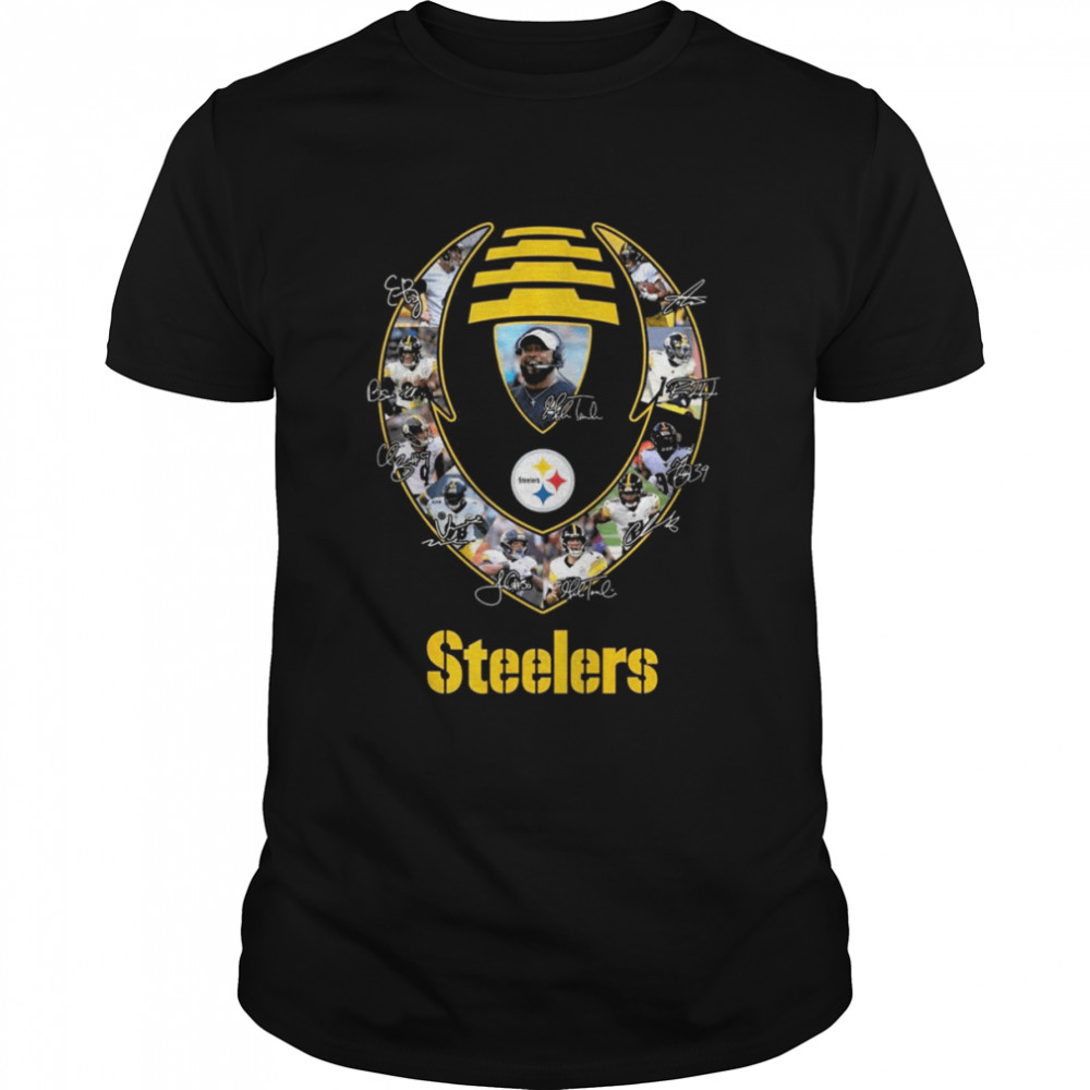 Pittsburgh Steelers Team Baseball NFL signatures shirt