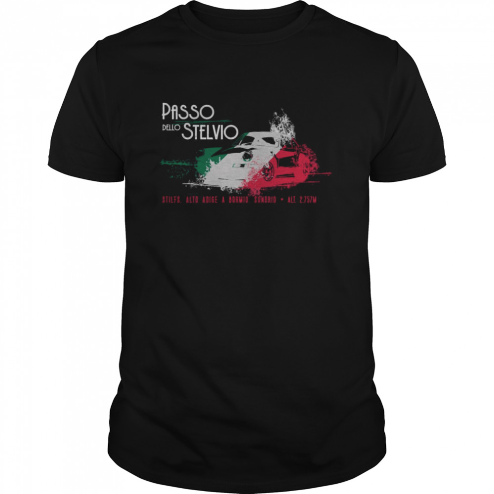 Stelvio Pass Italy Classic Car shirt