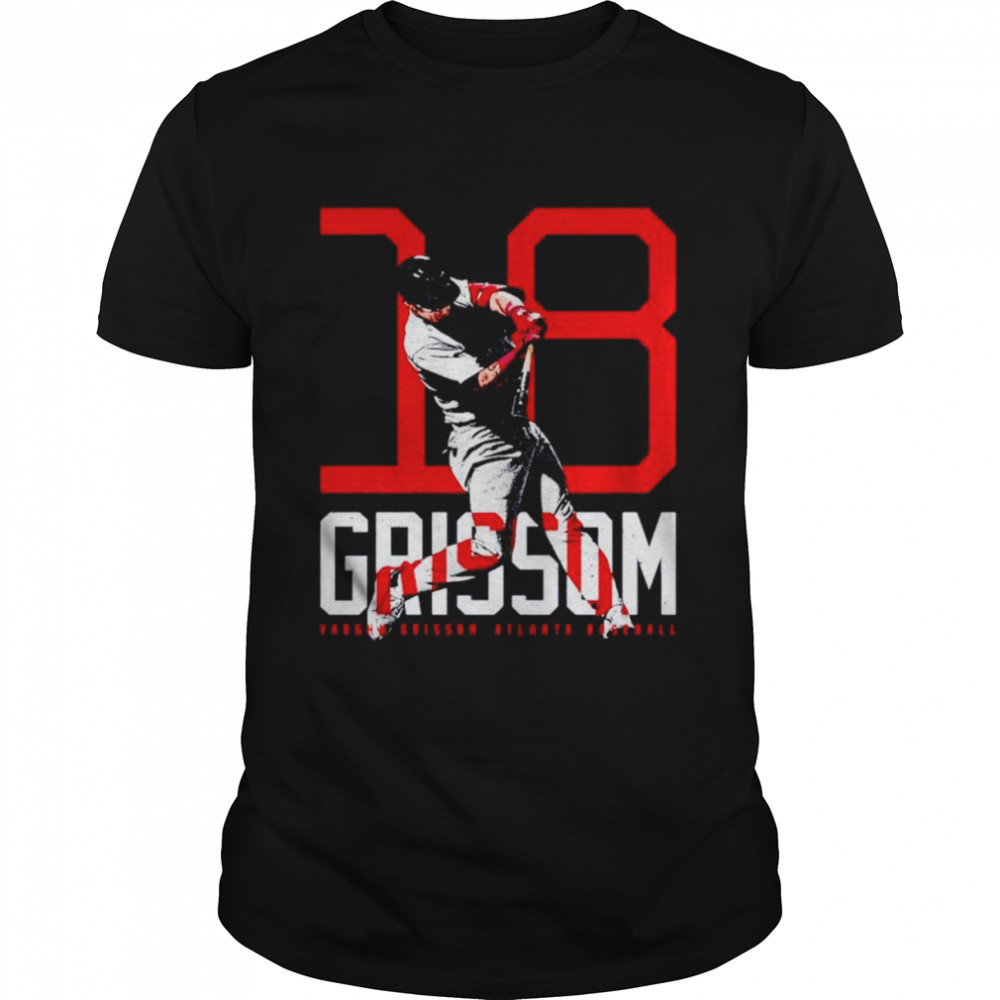 Vaughn Grissom Atlanta Braves bold number shirt