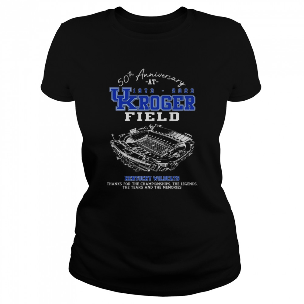 50th anniversary at 1973-2023 UK Roger Field Kentucky Wildcats shirt Classic Women's T-shirt