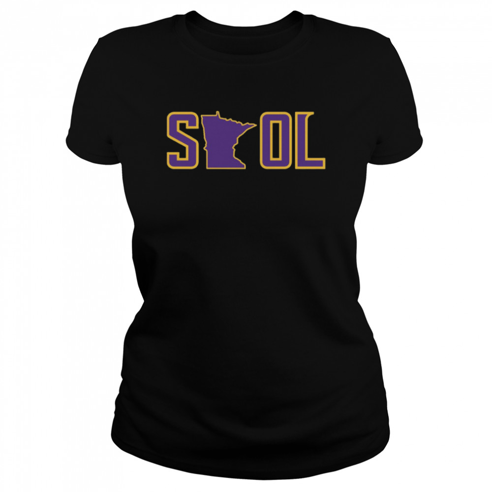 American Football Team NFL Minnesota Vikings Skol shirt Classic Women's T-shirt