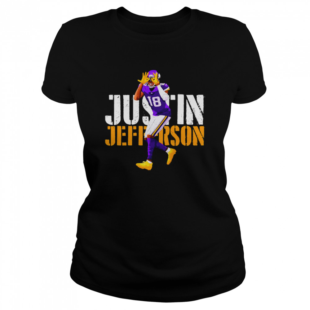 Ba Bi Buuuuuuuu Justin Jefferson Minnesota Vikings shirt Classic Women's T-shirt