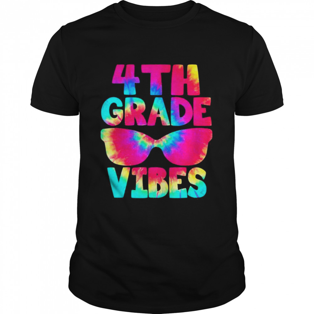 Back To School 4th Grade Vibes Preschool Teacher Shirt