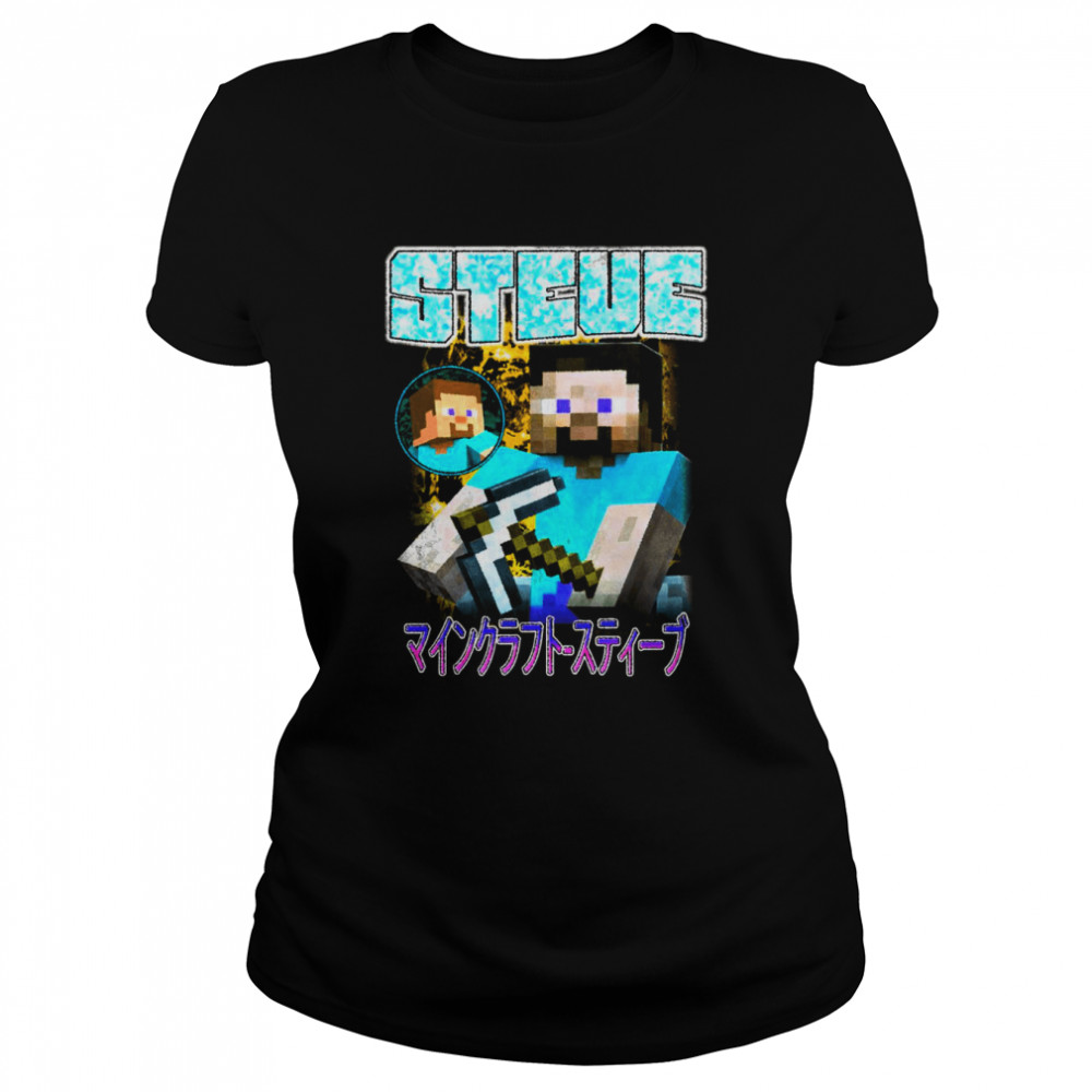 Blockcraft Steve Minecraft Vintage shirt Classic Women's T-shirt