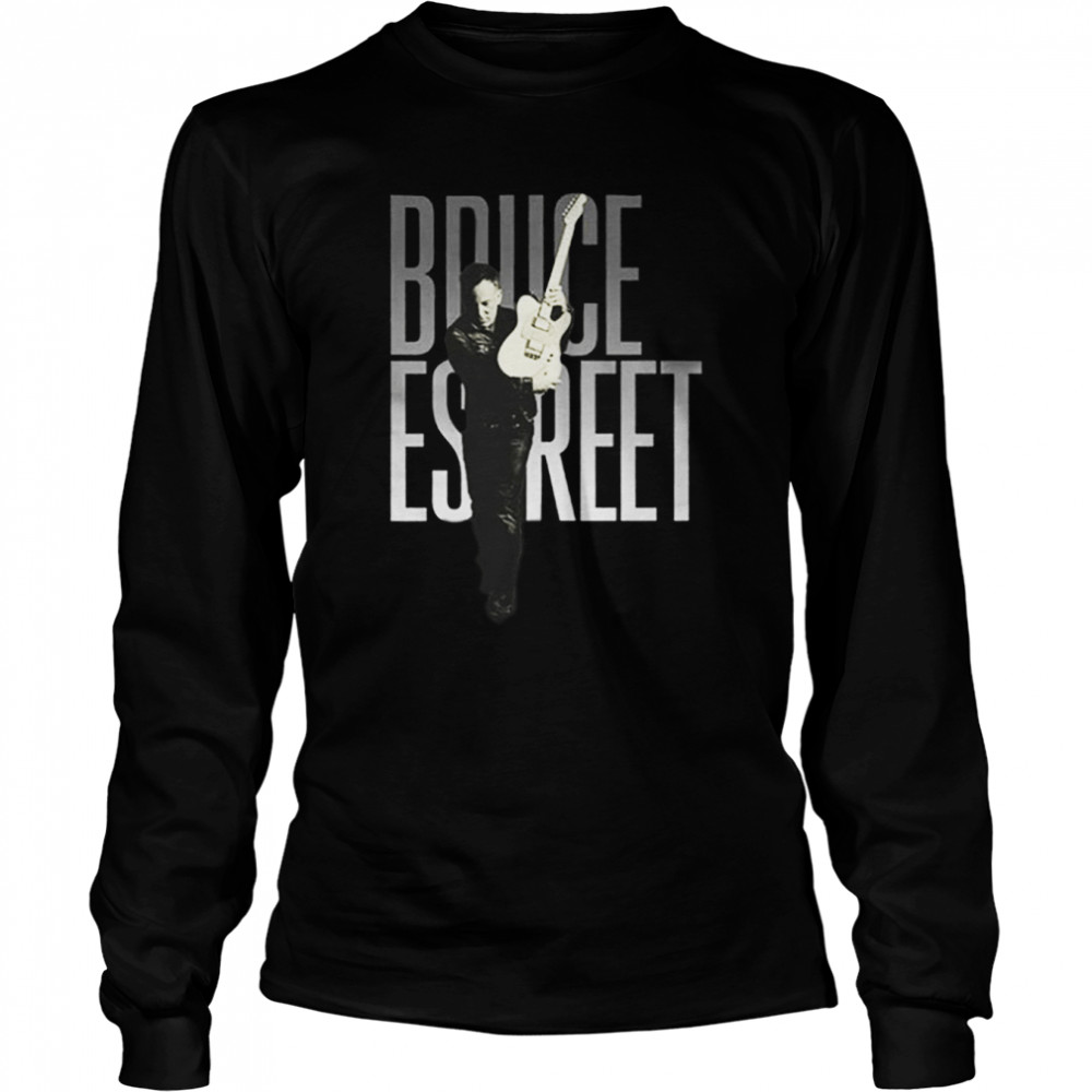 Bruce Springsn Estreet Logo Official Licensed Design Bruce Springsn shirt Long Sleeved T-shirt