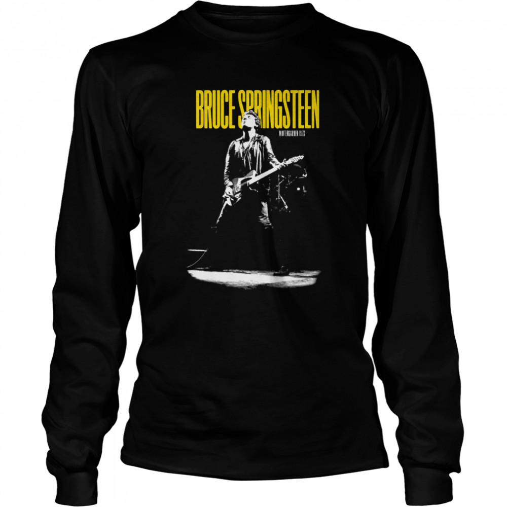 Bruce Springsn Winterland Ballroom Guitar Official Licensed shirt Long Sleeved T-shirt