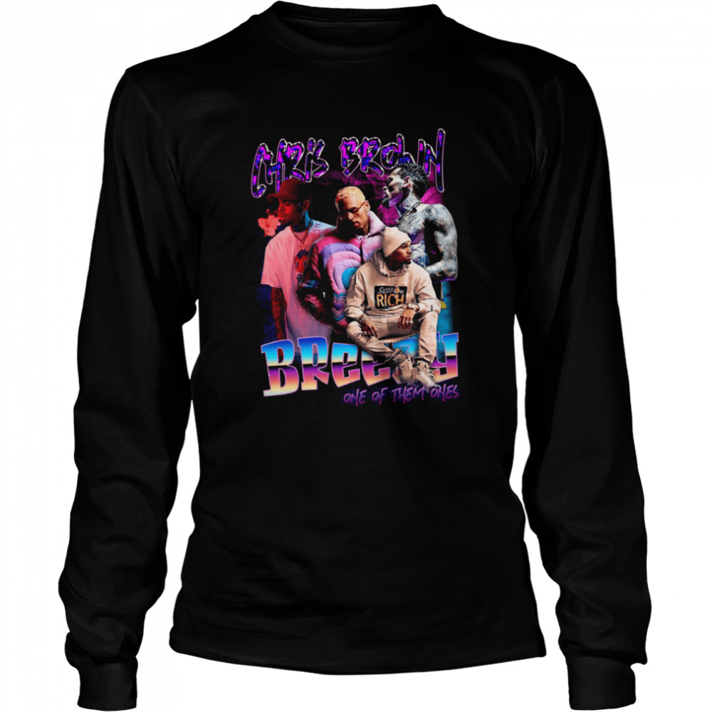 Chris Brown Breezy One Of Them Ones Tour 2022 Music Tour shirt Long Sleeved T-shirt