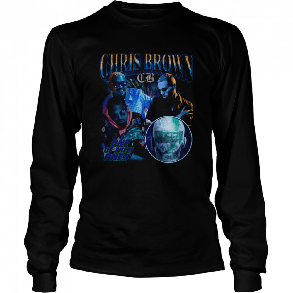 Chris Brown Breezy One Of Them Ones Tour Music Tour shirt Long Sleeved T-shirt