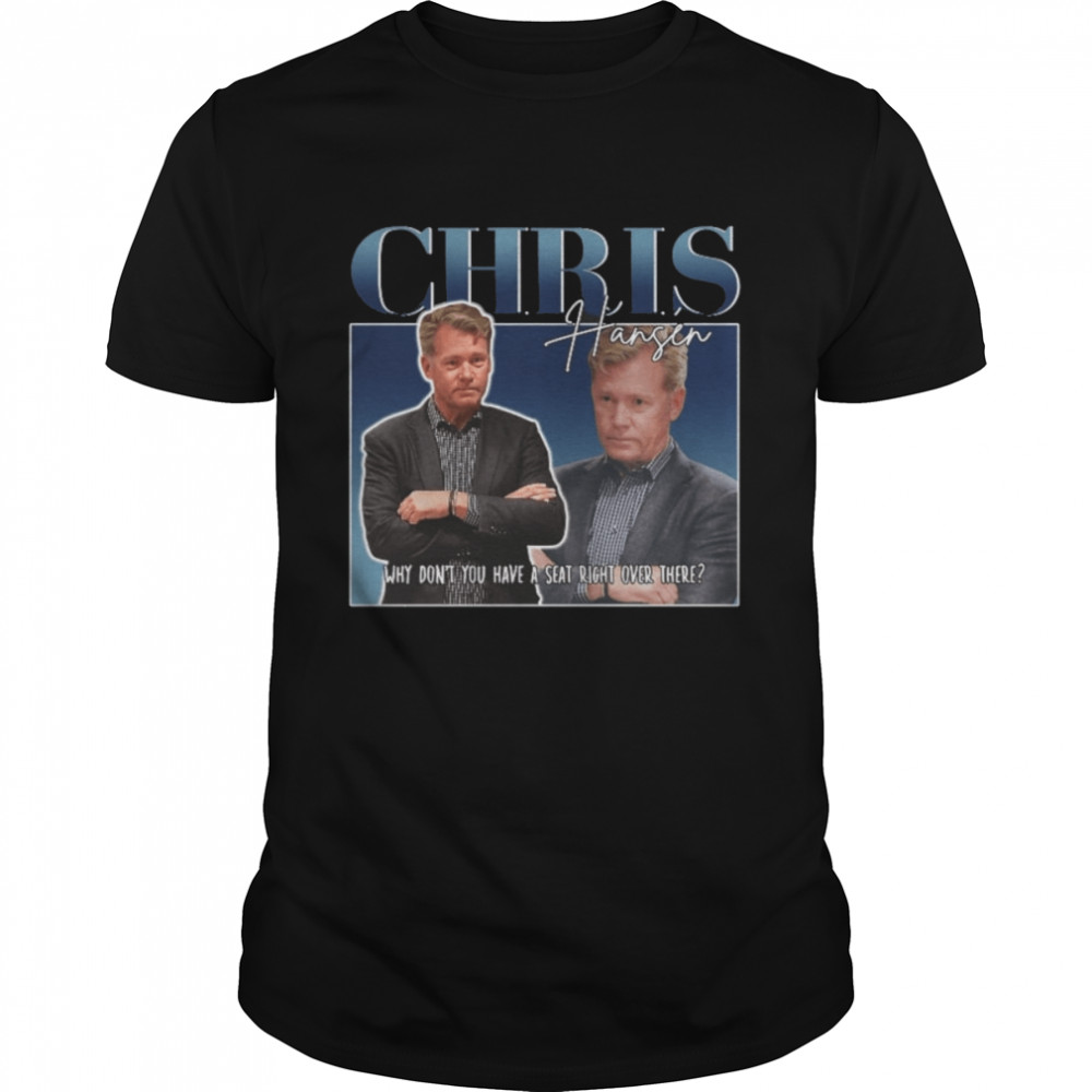 Chris Hansen 90s Bootleg Retro Illustration shirt Classic Men's T-shirt