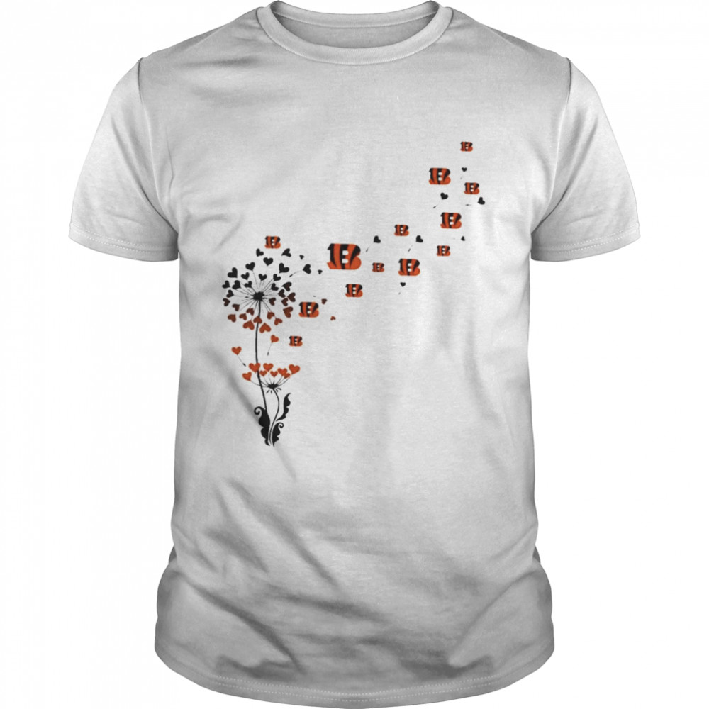 Cincinnati Bengals Dandelion Flower T-shirt