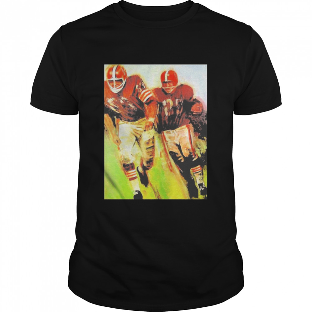 Cleveland Browns 1965 CB Helmet Poster  Classic Men's T-shirt
