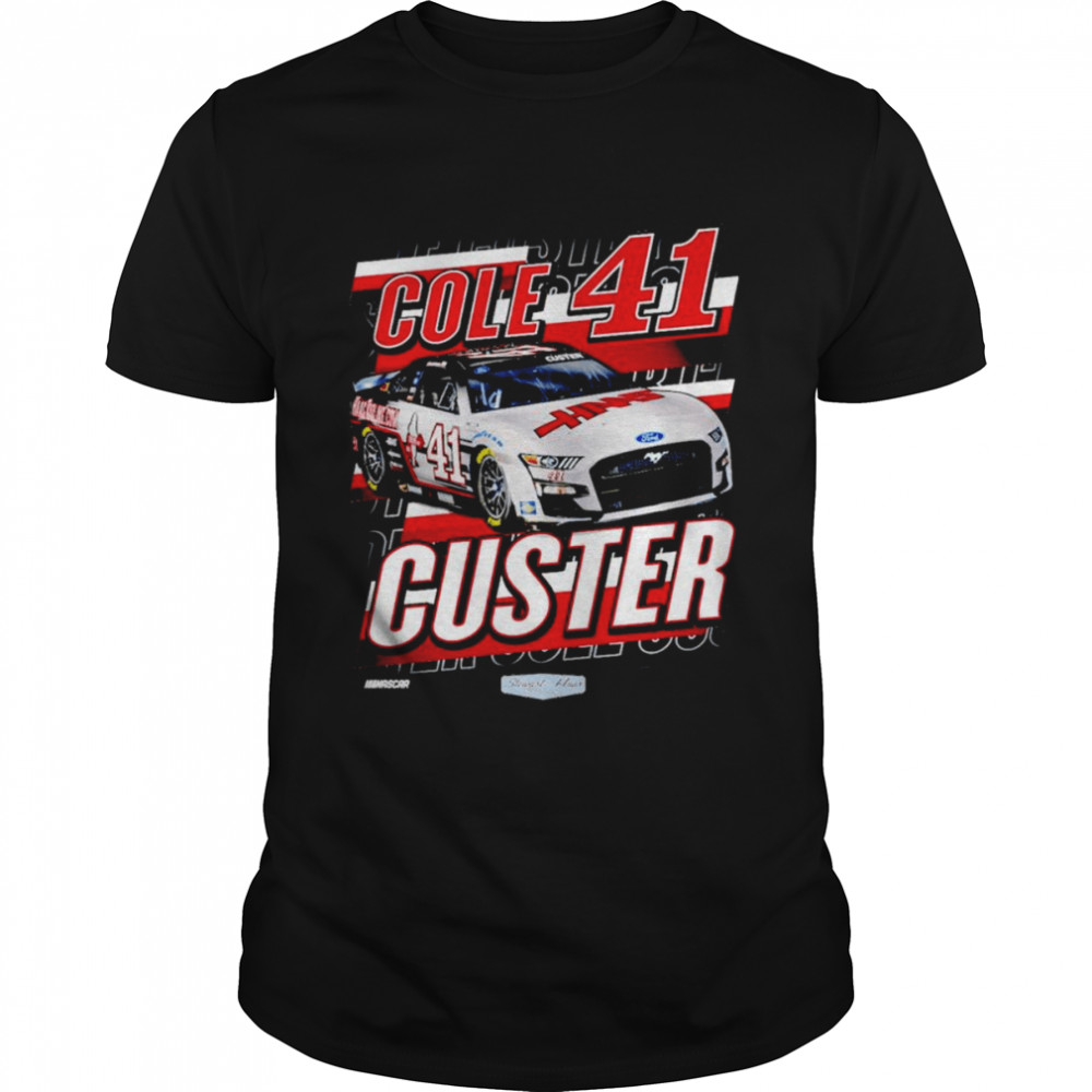 Cole Custer Stewart-Haas Racing Team Collection Black HAAS Tooling Chicane shirt Classic Men's T-shirt