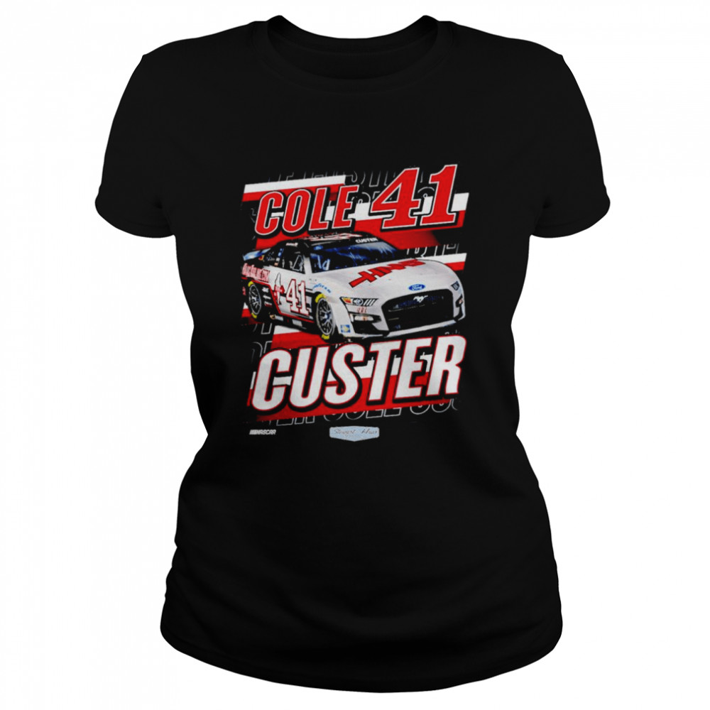 Cole Custer Stewart-Haas Racing Team Collection Black HAAS Tooling Chicane shirt Classic Women's T-shirt