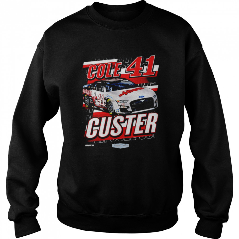Cole Custer Stewart-Haas Racing Team Collection Black HAAS Tooling Chicane shirt Unisex Sweatshirt