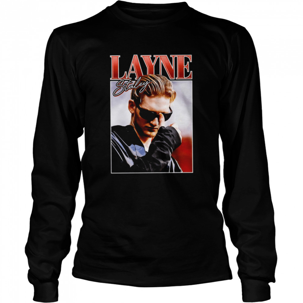 Cool Glasses Layne Grunge Layne Staley shirt Long Sleeved T-shirt