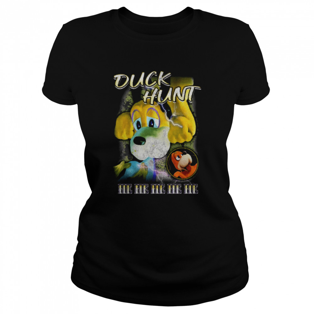 Duck Hunt He He He He He Smash Bros Vintage shirt Classic Women's T-shirt