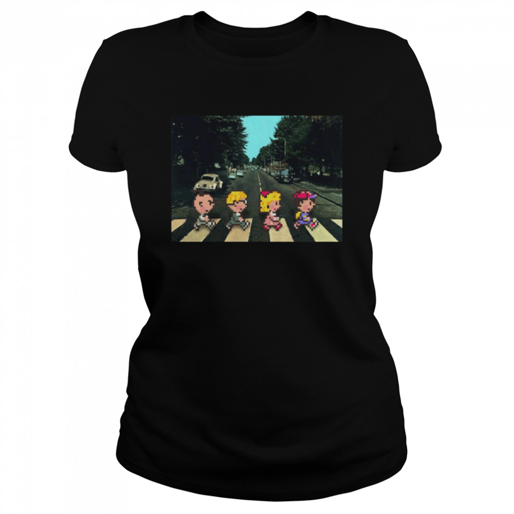 Earthbound Abbey Road The Beatles shirt Classic Women's T-shirt