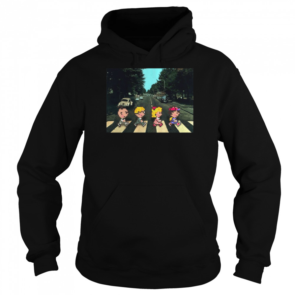 Earthbound Abbey Road The Beatles shirt Unisex Hoodie