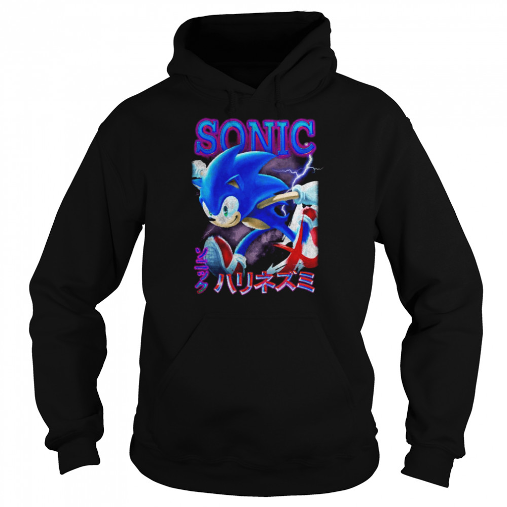 Fast Hedgehog Sonic Smash Bros Character Vintage shirt Unisex Hoodie