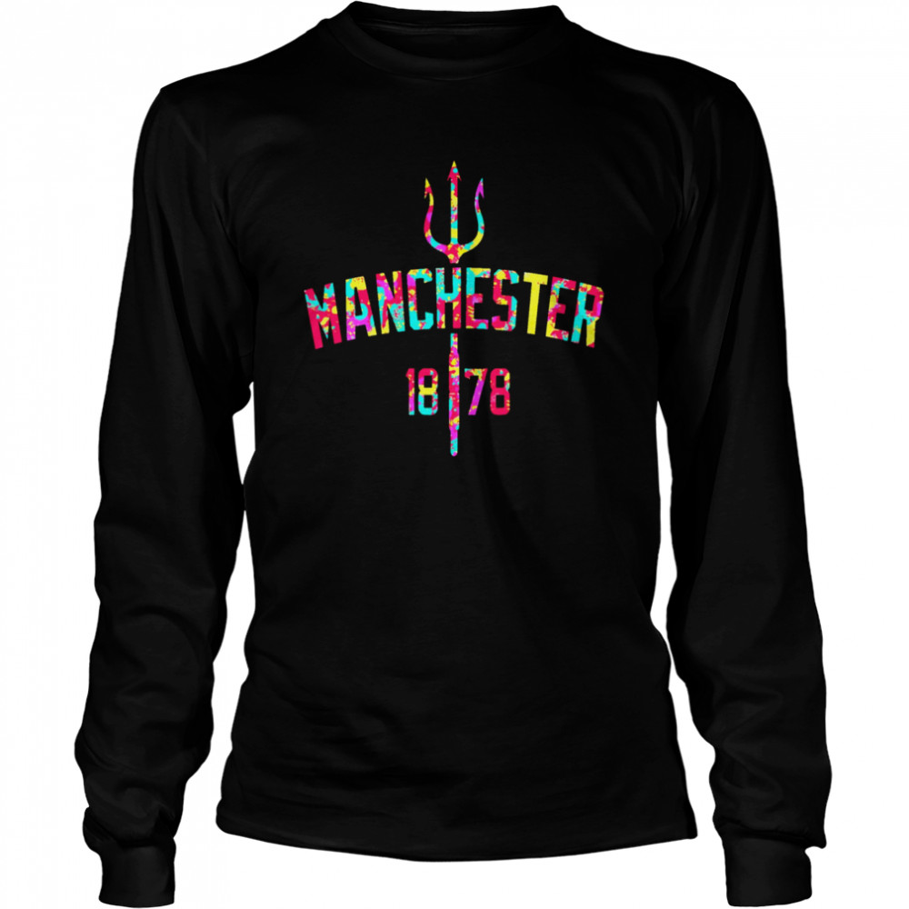 Football Team Manchester United Colorful shirt Long Sleeved T-shirt
