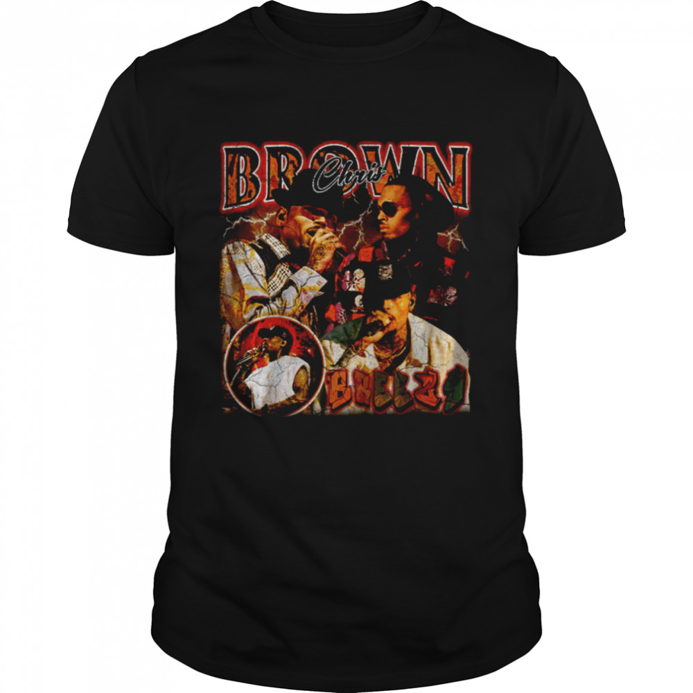 Graphic Chris Brown Breezy One Of Them Ones Tour Brown shirt Classic Men's T-shirt
