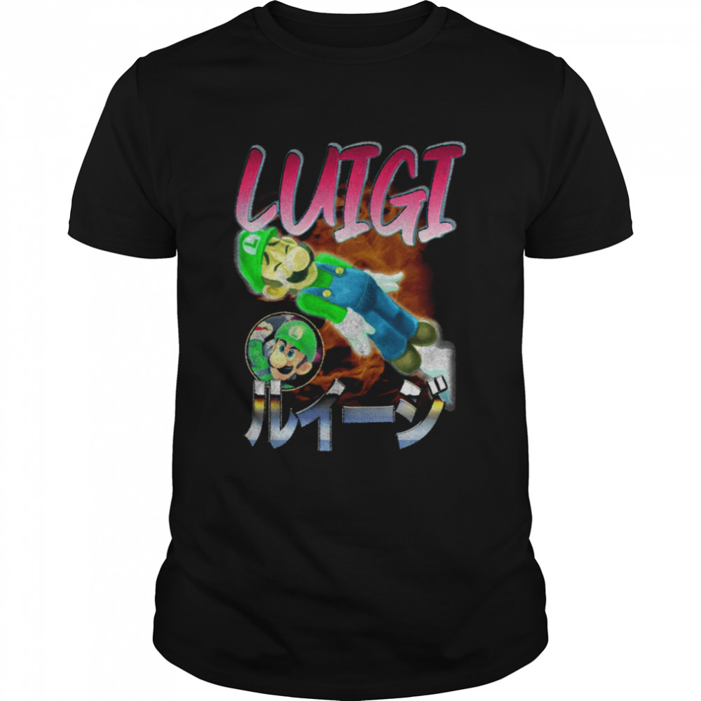 Green Plumber Luigi Smash Bros Vintage shirt Classic Men's T-shirt