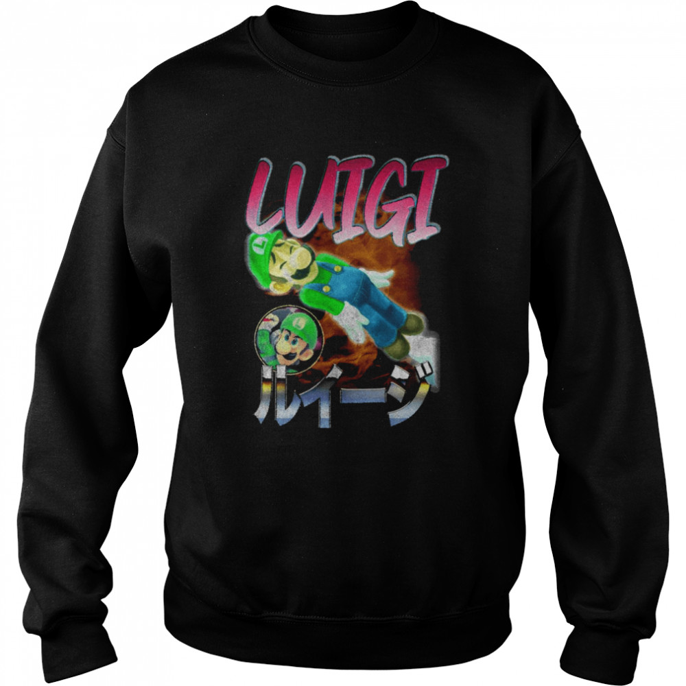 Green Plumber Luigi Smash Bros Vintage shirt Unisex Sweatshirt