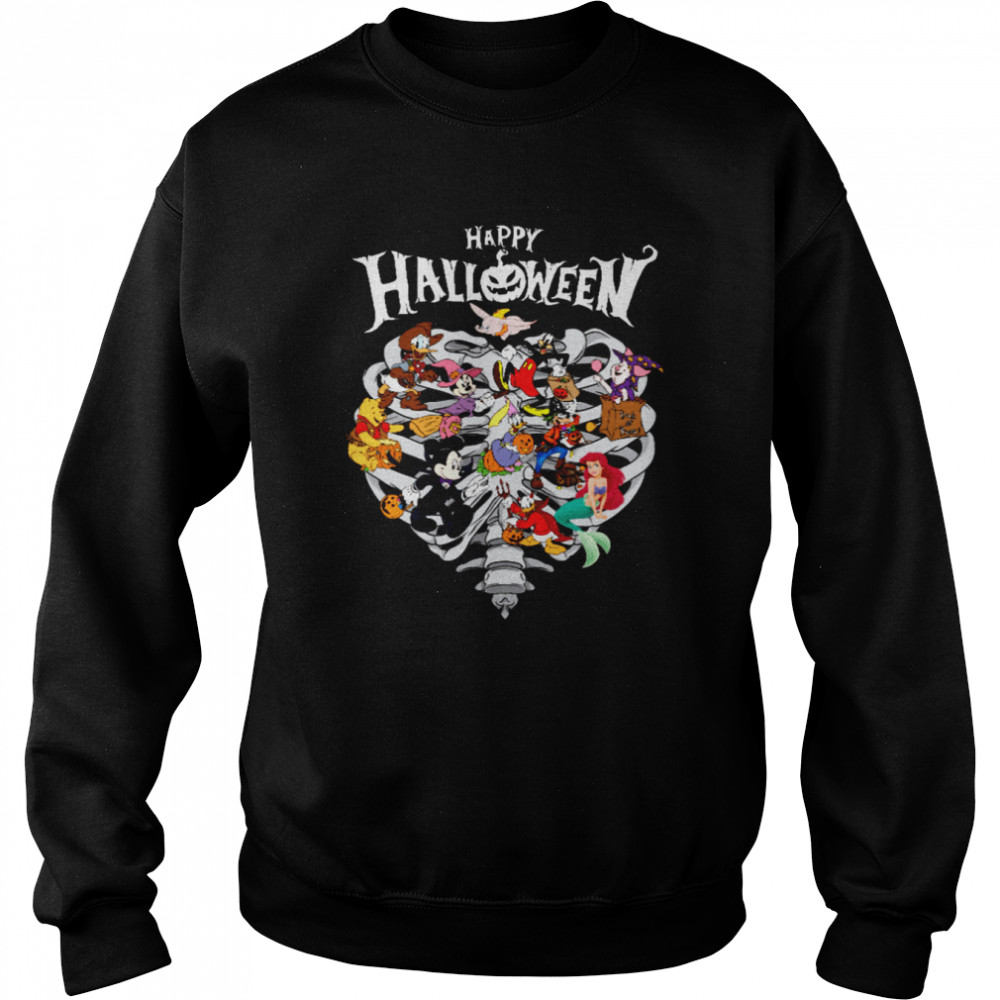 Heart Geometric Disney Halloween shirt Unisex Sweatshirt
