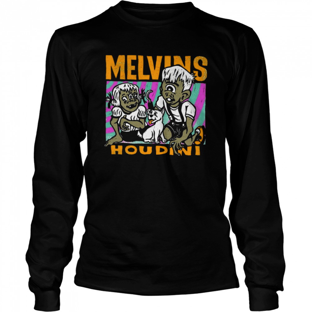 Houdini Animated Art Melvins shirt Long Sleeved T-shirt