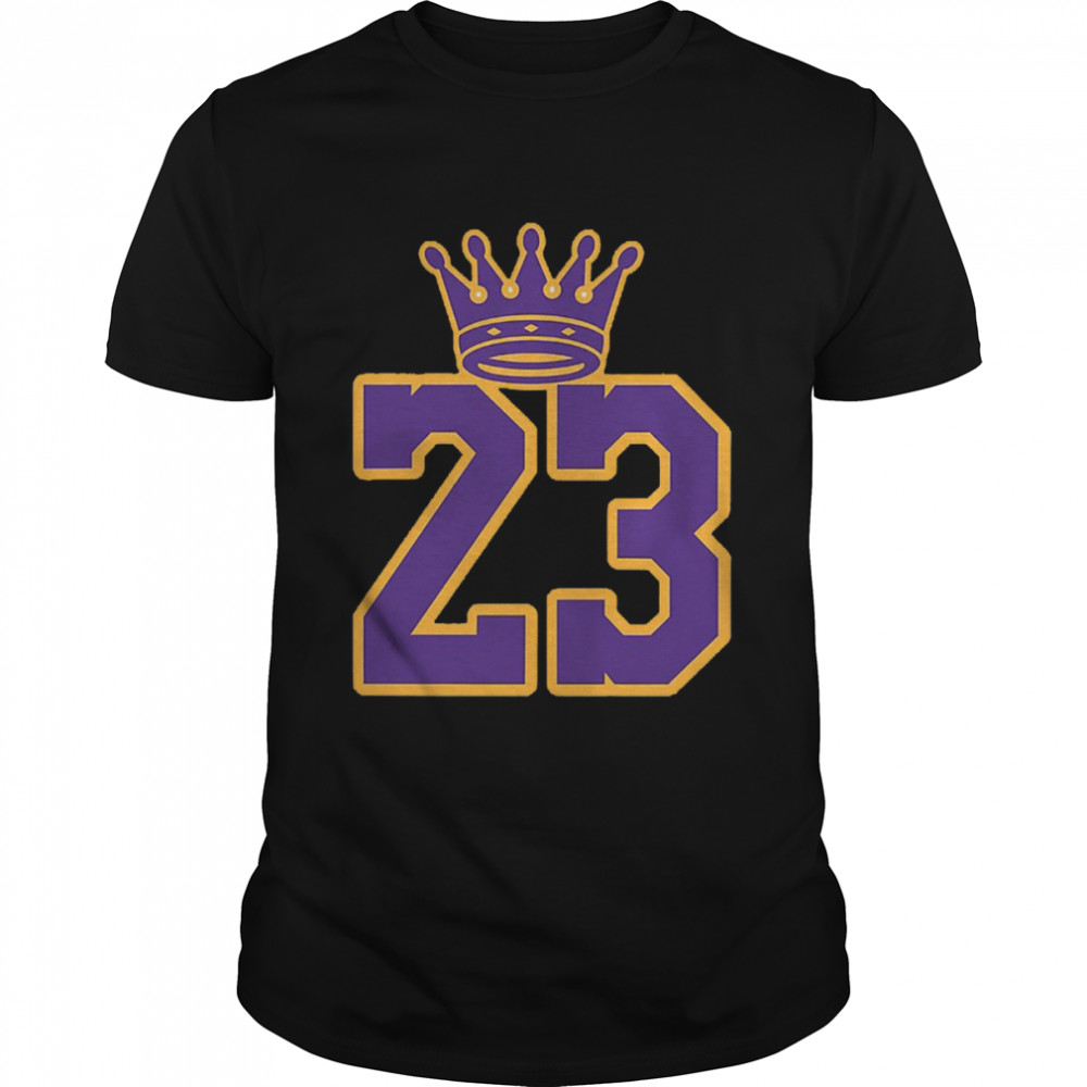 King 23 LA Lakers Team NBA shirt Classic Men's T-shirt